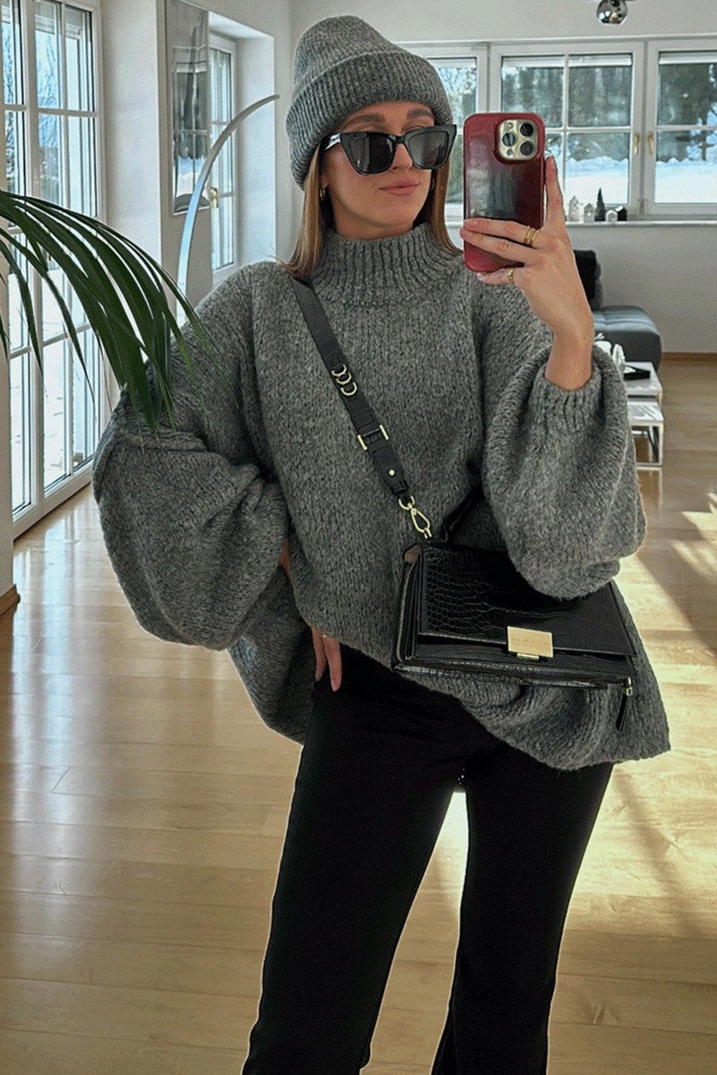 Suéter Zackie Gris - ¡Última Oportunidad! Elegancia en Rebajas Finales.
